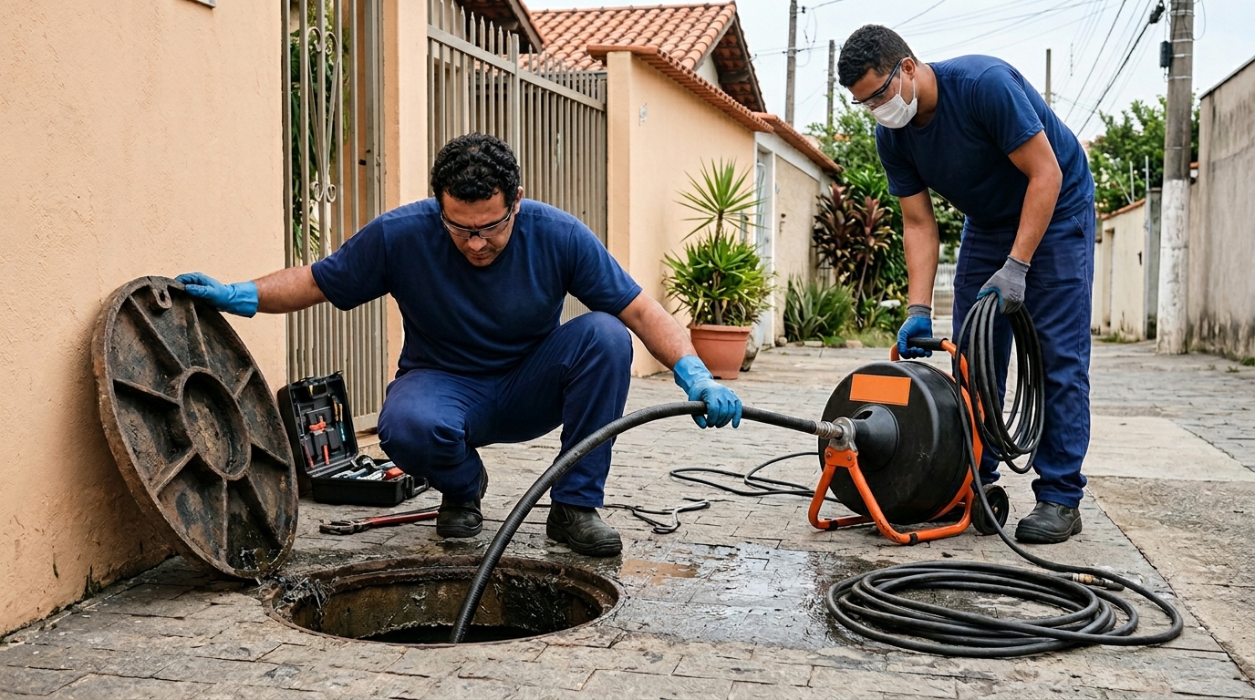 Desentupimento de esgoto em Belém-PA